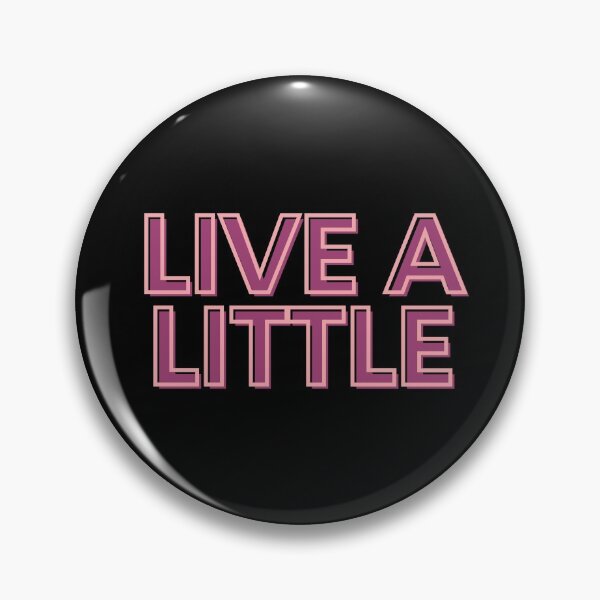 Item preview, Live a little - Motivational Quote designed and sold by KarolinaPaz.