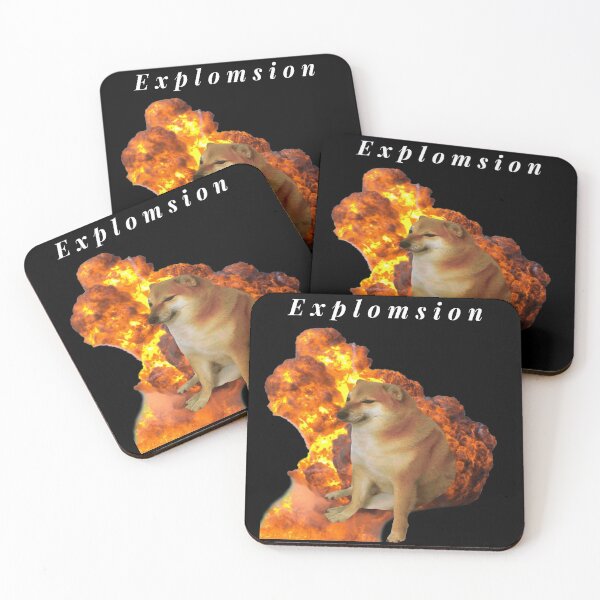 Item preview, Cheems Explomsion designed and sold by SciathDe.