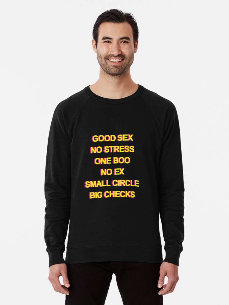 Good sex no sales stress one boo sweatshirt