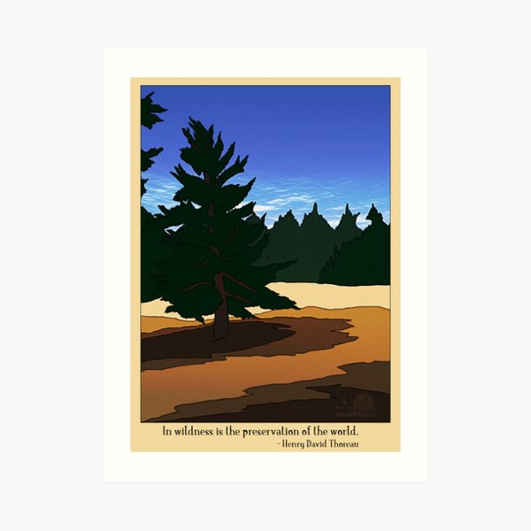 Lone Pine Art Print