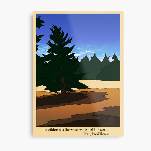 Lone Pine Metal Print