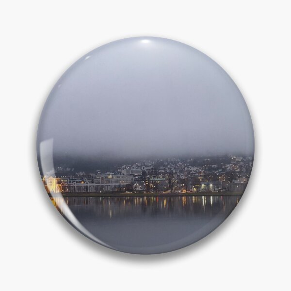Item preview, Norwegian City emerging within the fog designed and sold by SanJo2000.