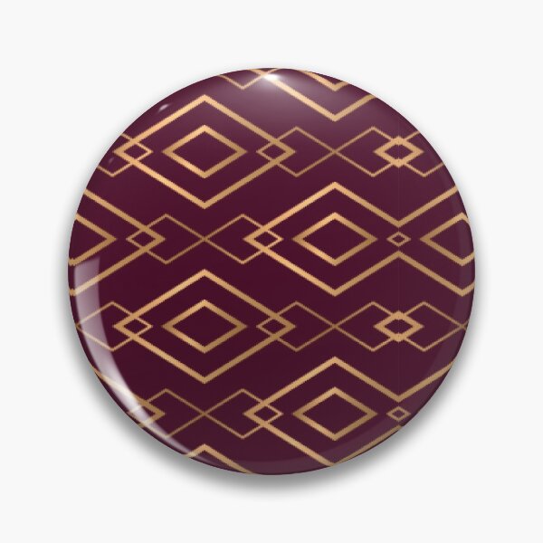 Item preview, Geometric Luxury Yellow Red Pattern  designed and sold by TagCreation.
