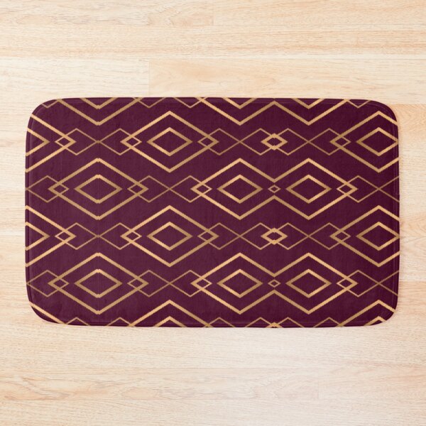 Item preview, Geometric Luxury Yellow Red Pattern  designed and sold by TagCreation.