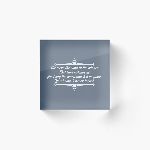 We Used To Be Giants Acrylic Block
