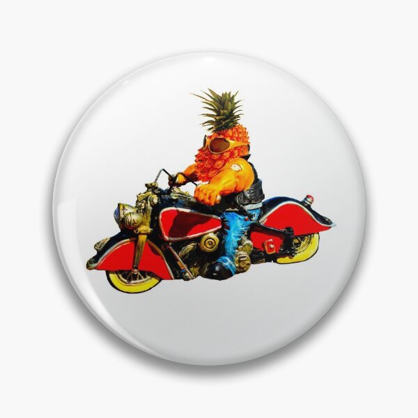 Item preview, Pineapple Head Biker designed and sold by Gustavo Navarro.