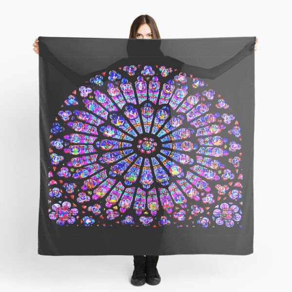 Notre Dame Rose Window Scarf