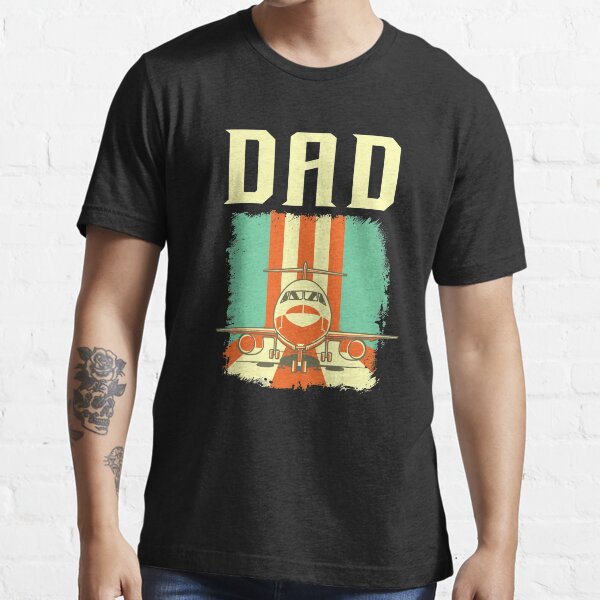 Item preview, Retro Airplane Pilot Dad Plane Aviation Father designed and sold by perfectpresents.