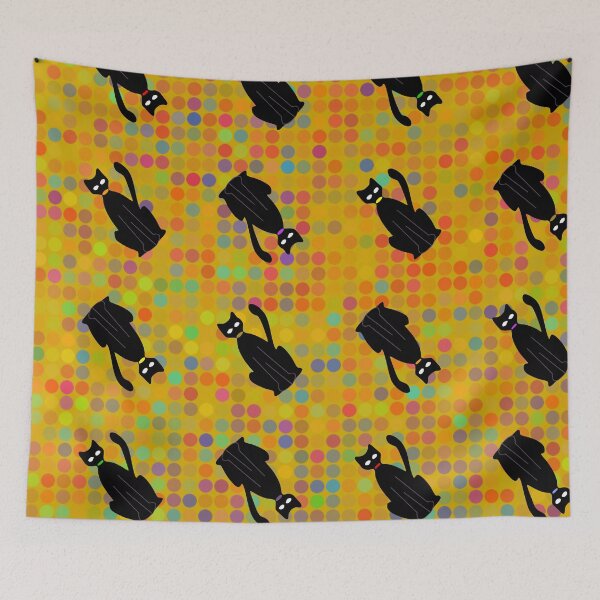 Item preview, Black Cats Pattern designed and sold by dysperdis.