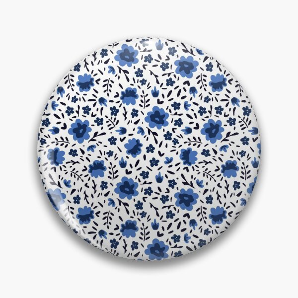 Item preview, Blue Flower Pattern designed and sold by slmarcotte000.