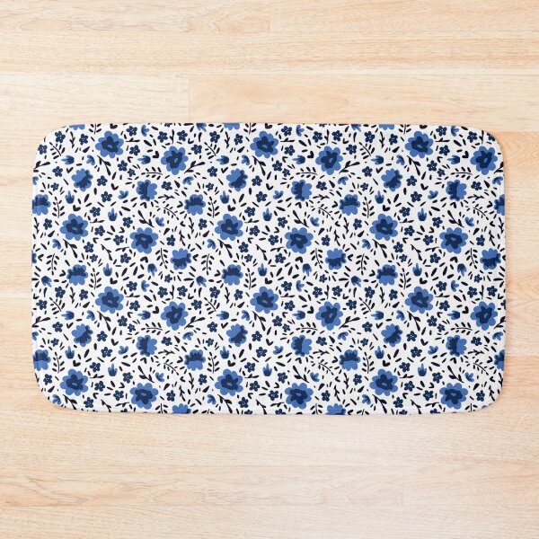 Item preview, Blue Flower Pattern designed and sold by slmarcotte000.