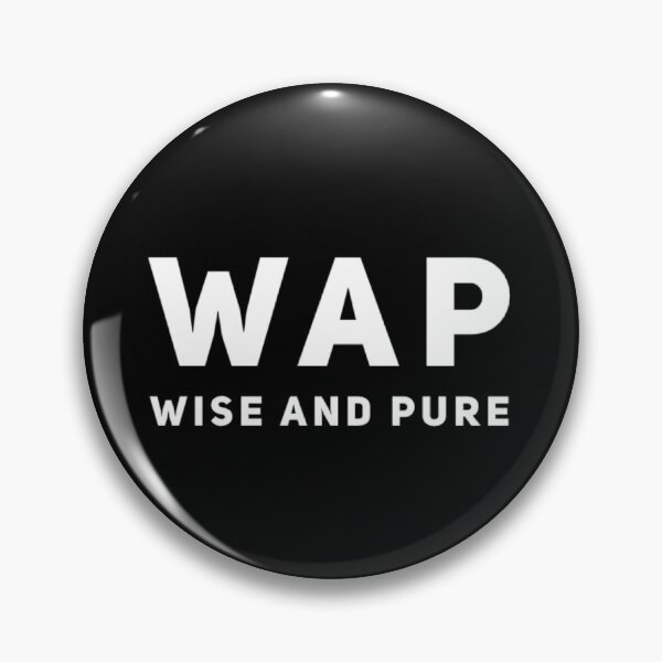 Item preview, Wise And Pure (WAP)  white designed and sold by LiveAndGlow.