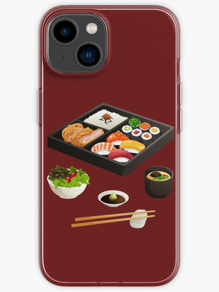 Sushi iPhone Sleeves : bento box japanese cuisine gadget case