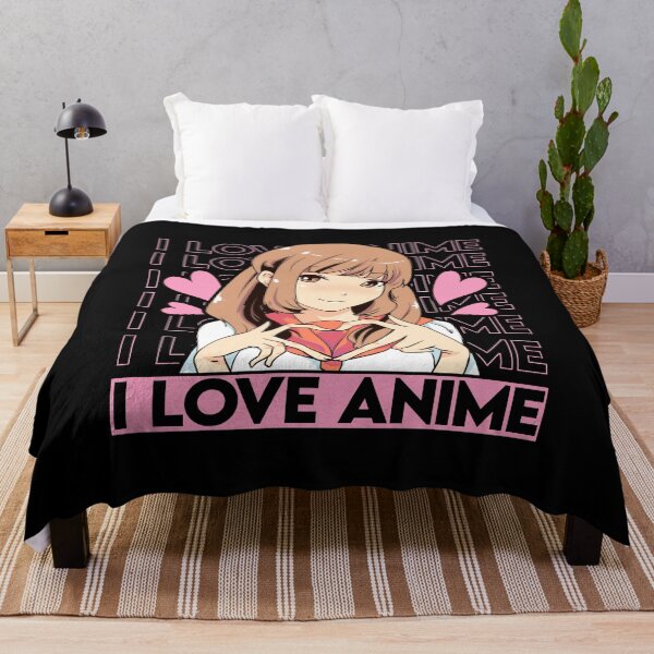 Item preview, Cute I Love Anime Girl Japanese Kawaii Obsessed designed and sold by perfectpresents.