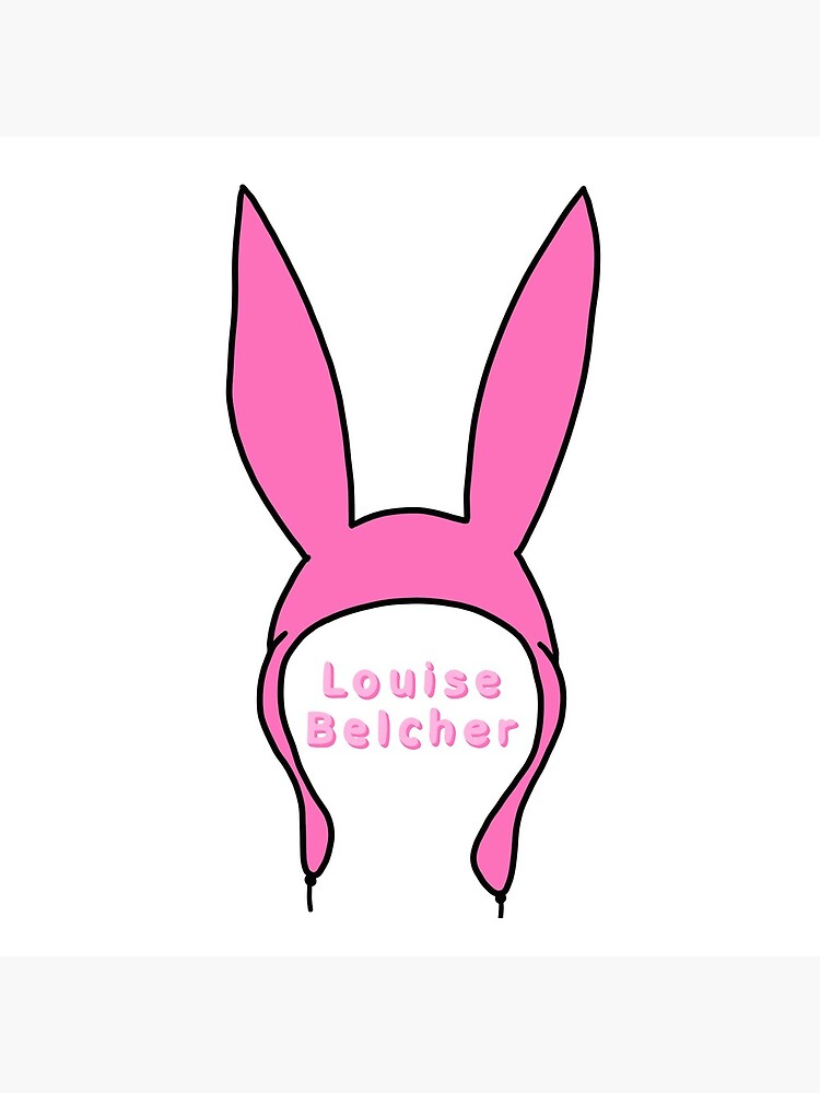 Louise belcher bunny ears from bobs burgers Pullover Hoodie for Sale by  Mayme