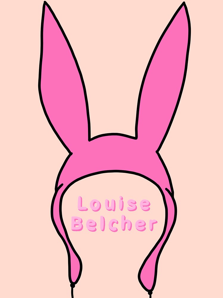 Bob's Burgers Louise Belcher hat Pink Bunny ears hat SIZES