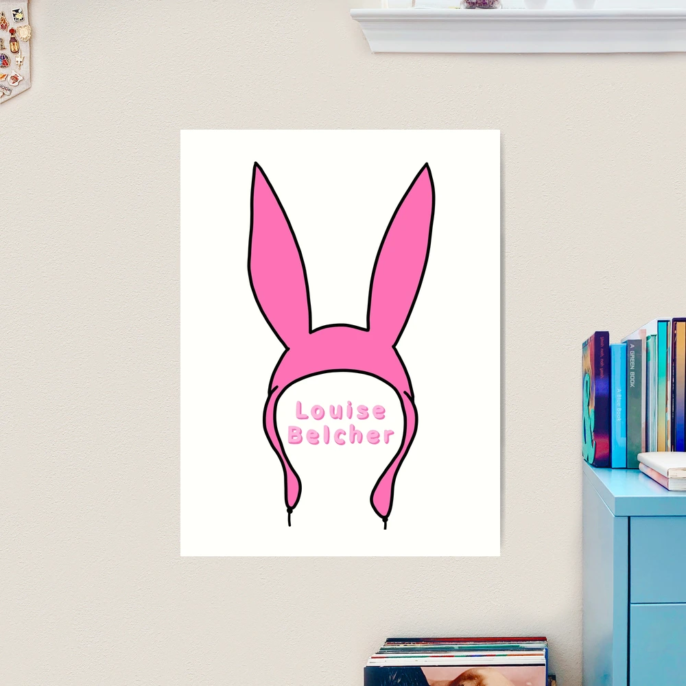 Louise belcher bunny ears from bobs burgers Art Board Print for