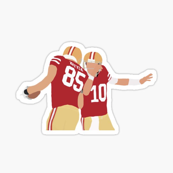 George Kittle Sticker for Sale by Alaadin Bendali Braham