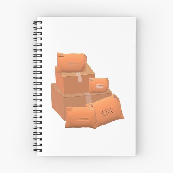 Item preview, Happy Snail Mail Packages (White Background) designed and sold by ArtByLM.
