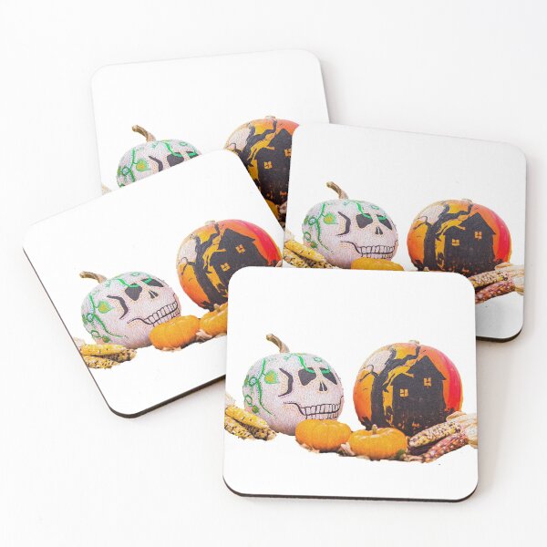 Item preview, Halloween Pumpkin Face and House Artwork  designed and sold by Nayon24.