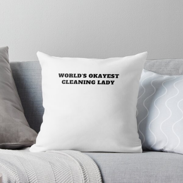 Item preview, Worlds okayest cleaning lady housekeeping designed and sold by Jeangel97.