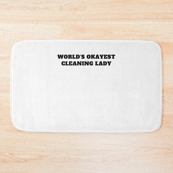 Item preview, Worlds okayest cleaning lady housekeeping designed and sold by Jeangel97.