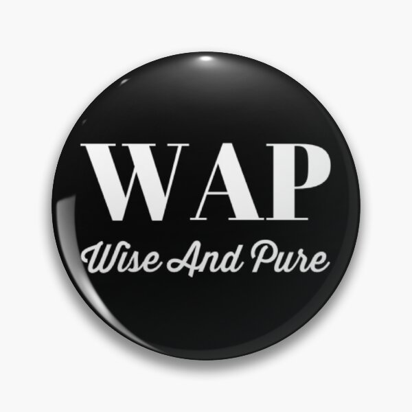 Item preview, Wise And Pure (WAP)  white designed and sold by LiveAndGlow.