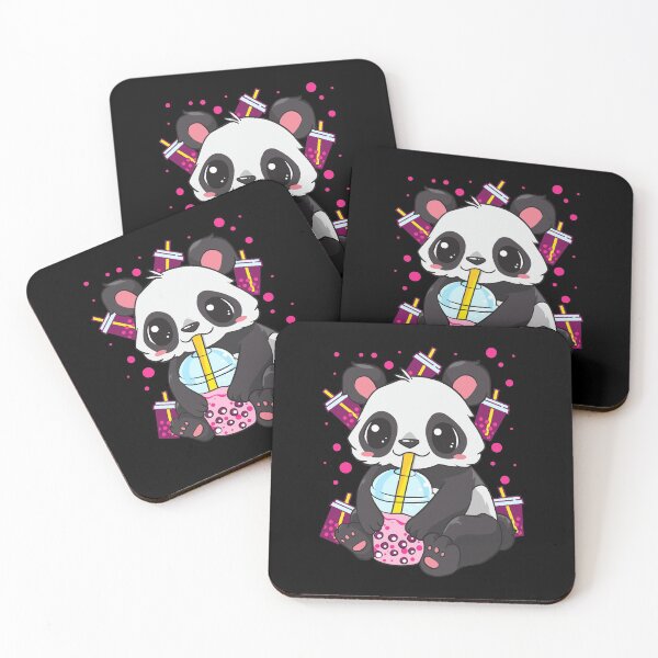 Item preview, Boba Bubble Tea Panda Drinking Boba designed and sold by perfectpresents.