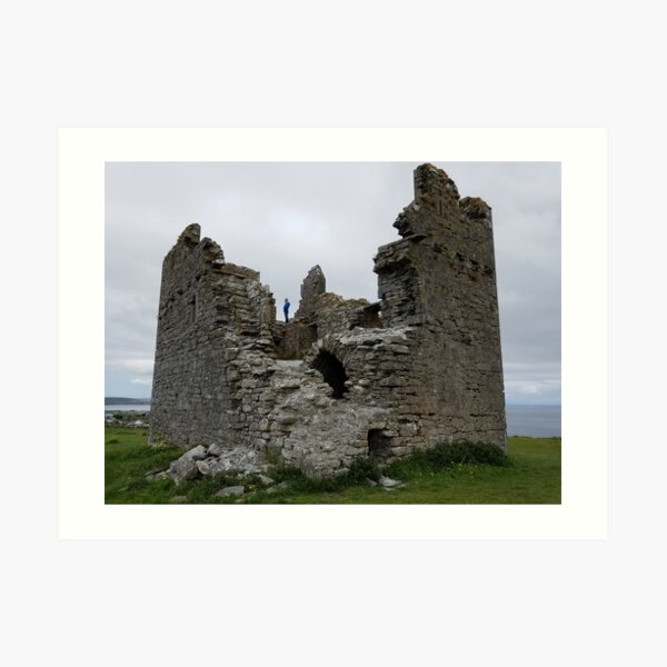 Caislean Ui Bhriain on Inisheer in Ireland Art Print