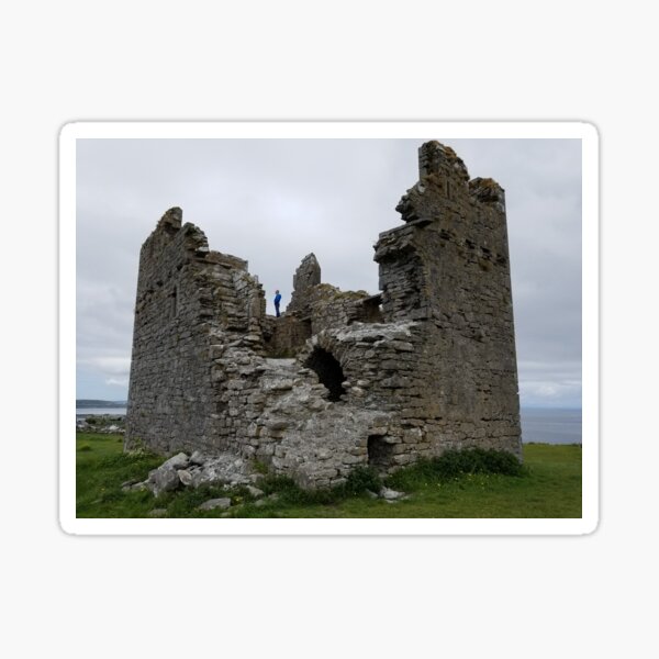 Caislean Ui Bhriain on Inisheer in Ireland Sticker