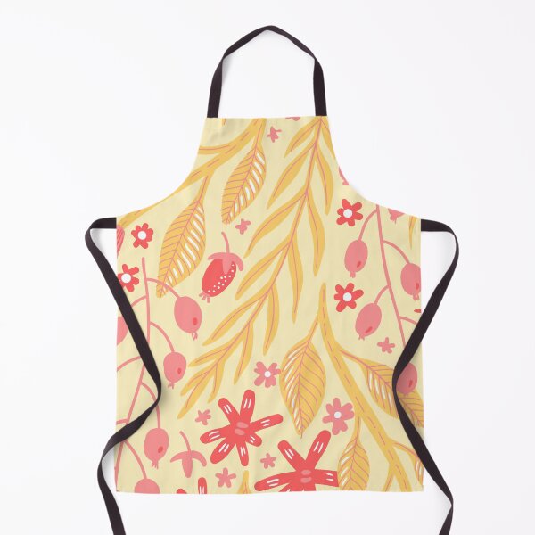 Item preview, Pink and Yellow Flower & Leaves Pattern designed and sold by moxsto.