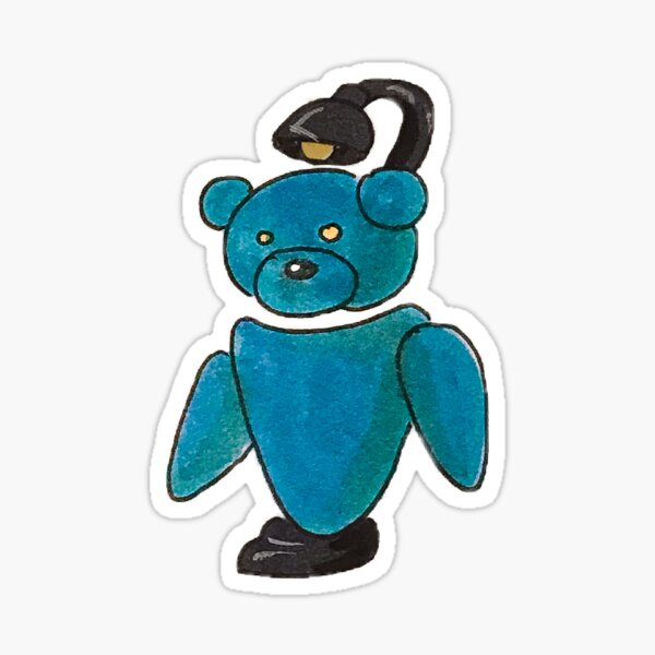 Robo Blueno Sticker