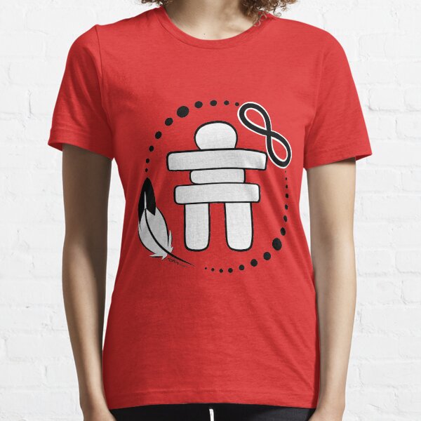 Unité autochtone (Inuit / Premières Nations / Métis) Rouge T-shirt essentiel