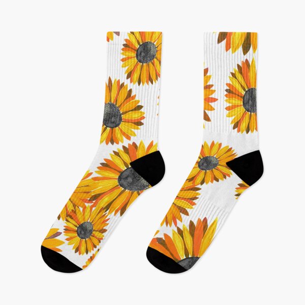 Item preview, Watercolor Sunflowers Pattern - Orange designed and sold by monitdesign.