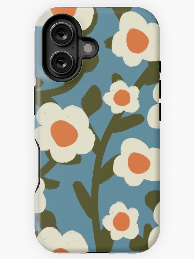 Thumbnail 1 of 4, iPhone Case, Retro Floral 2 designed and sold by sofriedart.