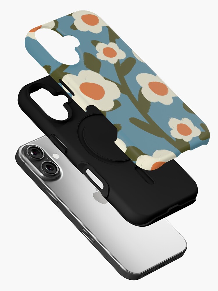Thumbnail 2 of 4, iPhone Case, Retro Floral 2 designed and sold by sofriedart.