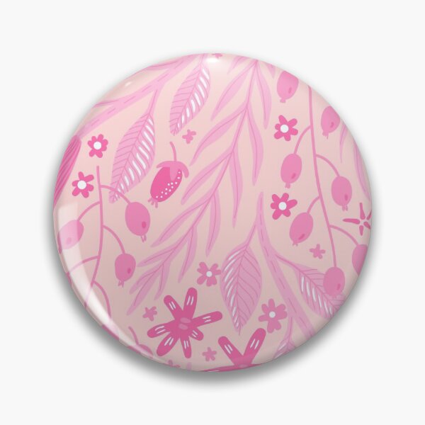 Item preview, Pink Flower & Leaves Pattern designed and sold by moxsto.