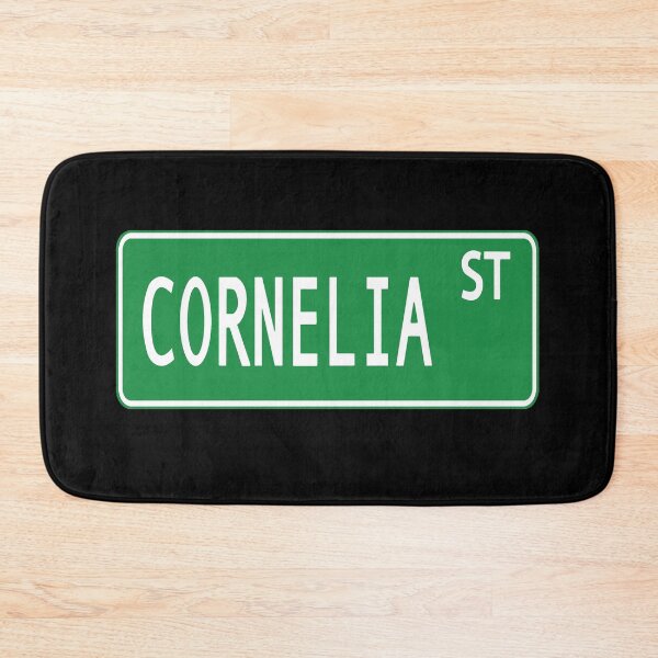 Item preview, Cornelia street sign designed and sold by OddPapayaStudio.