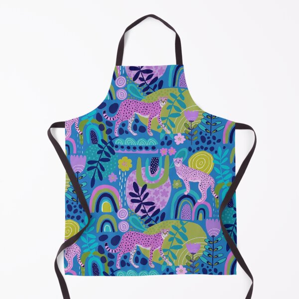Item preview, Cheetahs on Blue designed and sold by Janet Broxon.