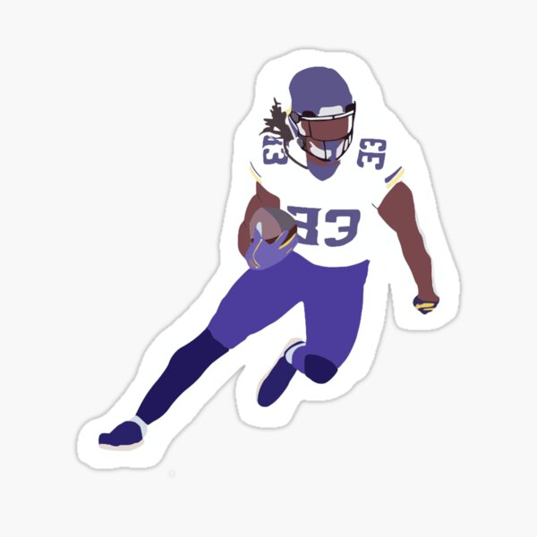 Dalvin Cook Football Paper Poster Vikings 2 - Dalvin Cook - Magnet