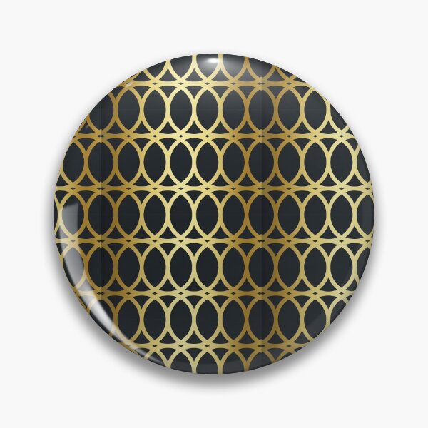Item preview, Geometric Luxury Yellow Black Pattern designed and sold by TagCreation.