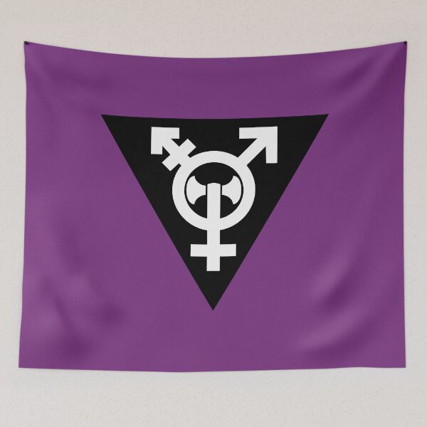 Item preview, Transgender Lesbian Labrys Flag designed and sold by dysperdis.