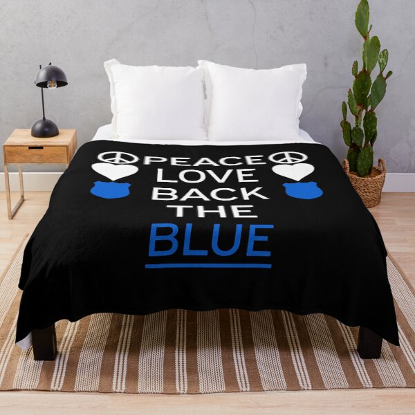 Item preview, Thin Blue Line -Support Peace, Love & Back The Blue designed and sold by Michael Schmidt.