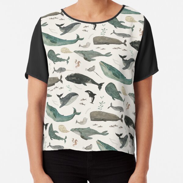 Whale Song Chiffon Top