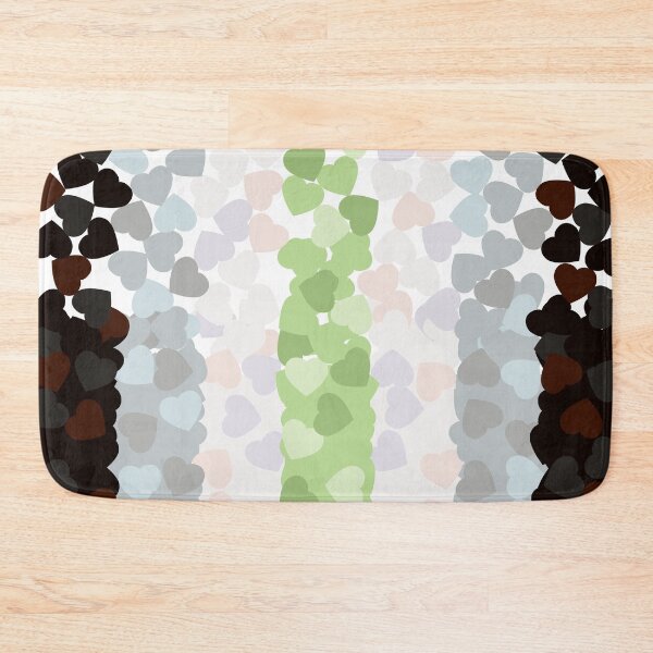 Item preview, Agender Pride Flag- Falling Hearts designed and sold by dysperdis.