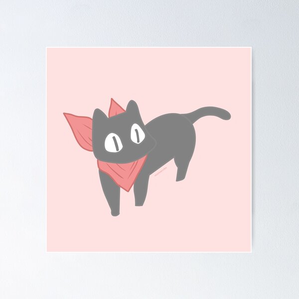 Sakamoto Cat from Nichijou Postcard for Sale by pamakima