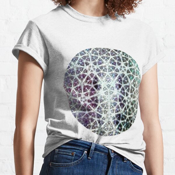 “Fractal Heart” Algorithmically Generated Fractal Design Classic T-Shirt