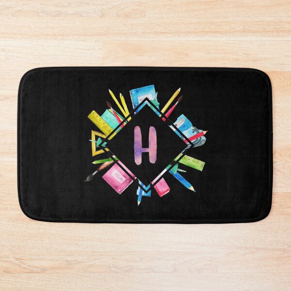 Item preview, Back To School Personalized Monogram Letter H designed and sold by MysticMagpie.