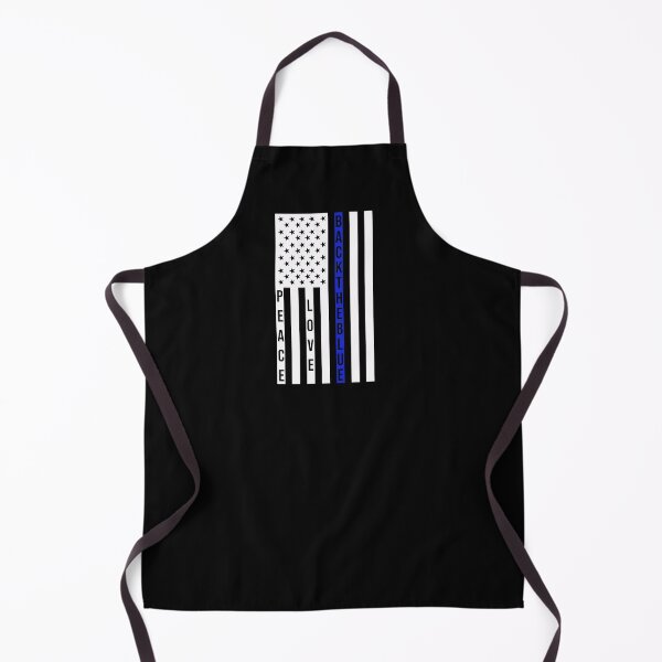 Item preview, Thin Blue Line - Flag Peace, Love & Back The Blue designed and sold by Michael Schmidt.