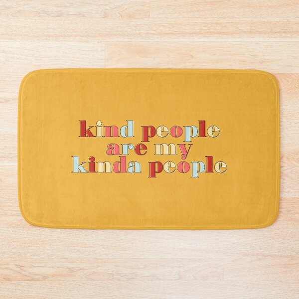 Item preview, "Kind people are my kinda people" Colorful positive quote designed and sold by --EllieEdits--.